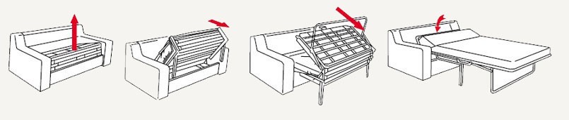Бельгийская раскладушка для дивана