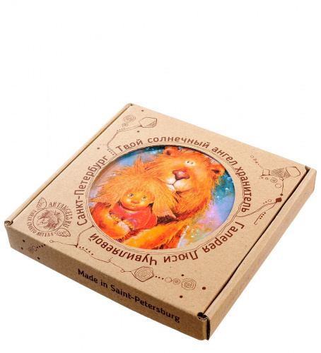 ANG-325 Магнит "Знак зодиака - Лев" 10х10 на VALLES.TOP