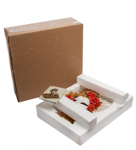 Панно Veronese Венецианская маска Пионы WS-336 на VALLES.TOP