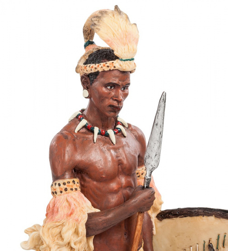 Статуэтка Veronese Африканский воин WS-729 на VALLES.TOP