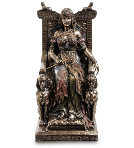 Статуэтка Veronese Египетская царица на троне WS-468 на VALLES.TOP
