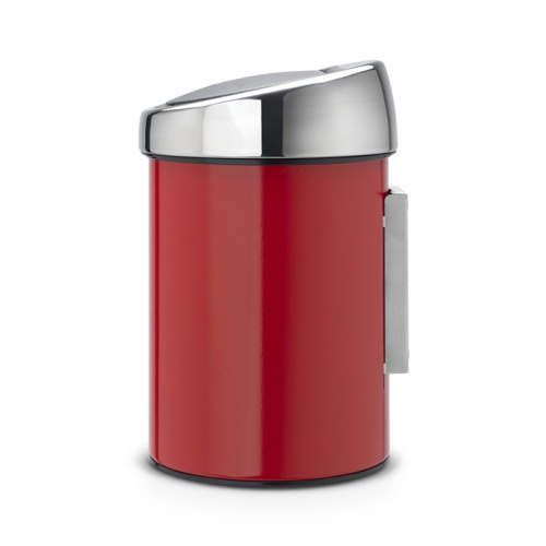 Бак Brabantia Touch Bin New мусорный, пламенно-красный, 3 л на VALLES.TOP