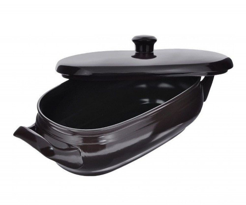 Форма Ceraflame Terrine для запекания, тушения, с керамической крышкой, сливовая, 4,5 л на VALLES.TOP