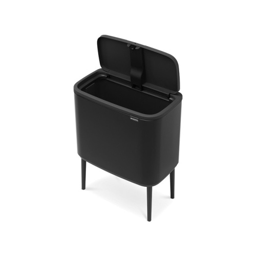 Бак Brabantia Touch Bin Bo мусорный, черный матовый, 36 л на VALLES.TOP
