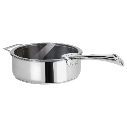 Сотейник CRISTEL Casteline fixed handle с ручкой, стеклянная крышка с длинной ручкой, диаметр 26 см, 4,5 л на VALLES.TOP