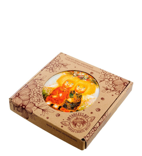 ANG-372 Магнит "Ангелы исполняющие мечты" 10х10 на VALLES.TOP