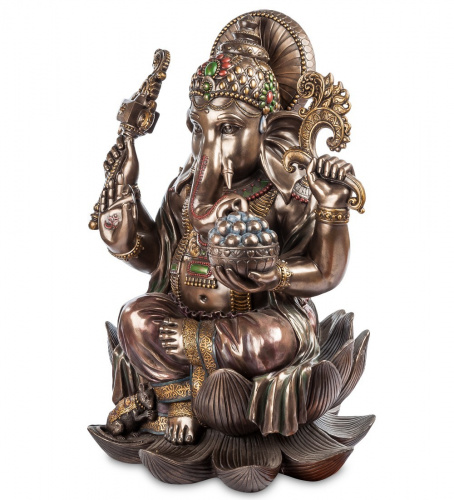 Статуэтка Veronese Ганеш - бог мудрости и благополучия WS-605 на VALLES.TOP