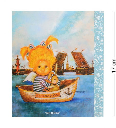 ANG-337 Открытка "Мозайка" 15х17 на VALLES.TOP