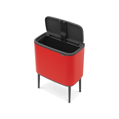 Бак Brabantia Touch Bin Bo мусорный, пламенно-красный, 36 л на VALLES.TOP