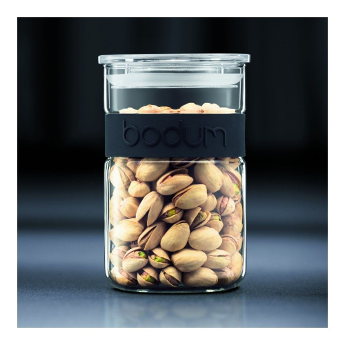 Банка BODUM Presso для хранения черная, 0,6 л на VALLES.TOP