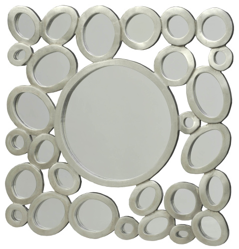 Панно Mart Gallery Кольца с зеркалами квадратное на VALLES.TOP