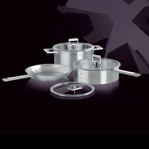 Ковш CRISTEL Strate fixed handle с ручкой, диаметр 14 см, 1 л на VALLES.TOP