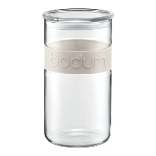 Банка Bodum Presso для хранения, белый 2 л на VALLES.TOP
