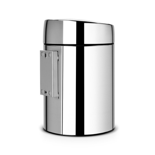Бак Brabantia Slide Bin мусорный, стальной полированный, 5 л на VALLES.TOP