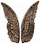 Панно Mart Gallery Крылышки бронзовое на VALLES.TOP