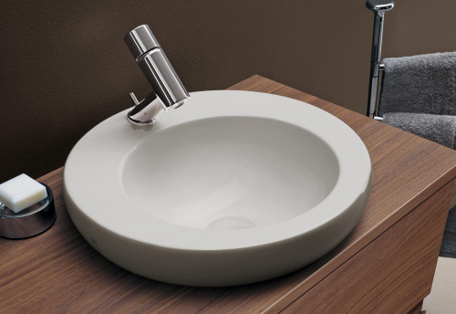 Раковина Laufen Alessi One накладная, белая, универсальная на VALLES.TOP