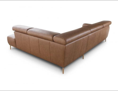 Диван Gala Collezione Mezzana угловой, кожаный на VALLES.TOP
