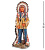 Статуэтка Veronese Индеец WS-724 на VALLES.TOP