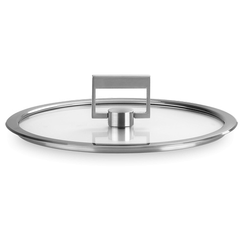 Крышка CRISTEL Strate fixed handle стеклянная, с опускной фиксированной ручкой, диаметр 16 см на VALLES.TOP