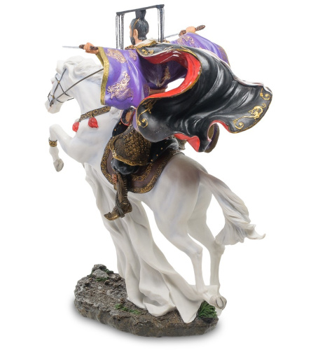 Статуэтка Veronese Китайский воин на коне WS-759 на VALLES.TOP