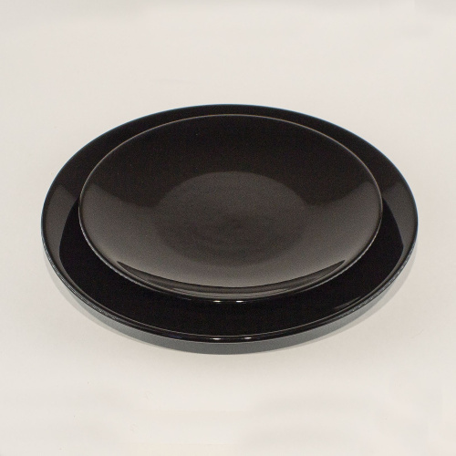 Тарелка Value Ceramic большая черная 268 мм на VALLES.TOP