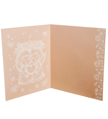 ANG-220 Открытка "Ангел заветного счастья" 15х17 на VALLES.TOP