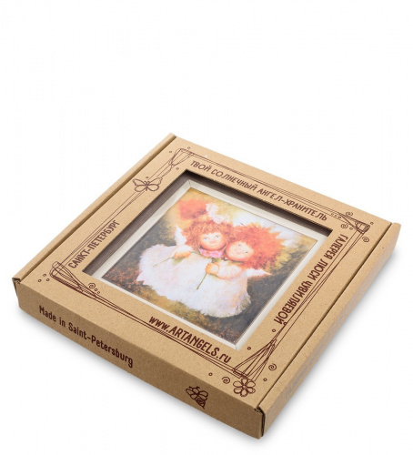 Панно Artangels Неразлучные керамическое, 16х16 см на VALLES.TOP