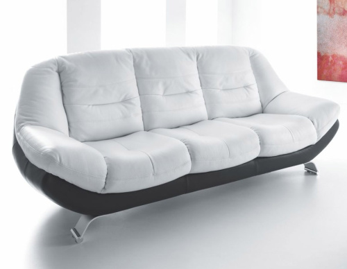 Диван Gala Collezione Mello трехместный, кожаный на VALLES.TOP