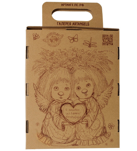 Жикле Artangels Неразлучные, 18х24 см на VALLES.TOP