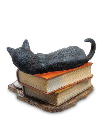 WS-843 Статуэтка "Кот на книгах" (Лиза Паркер) на VALLES.TOP