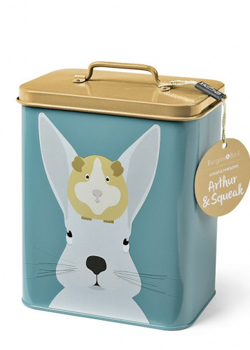 Контейнер Burgon & Ball Rabbit & Guinea Pig Tin Creaturewares для хранения корма на VALLES.TOP