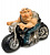 Статуэтка The Comical World of Stratford Байкер RV-949 на VALLES.TOP