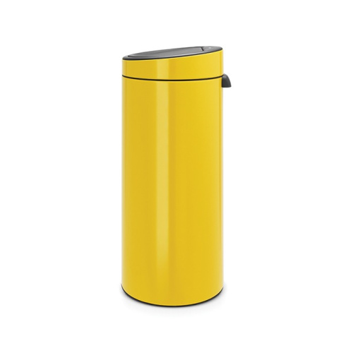 Бак Brabantia Touch Bin New мусорный, желтая маргаритка, 30 л на VALLES.TOP