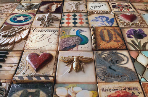 Панно Sid Dickens Fabled Bird Т 287 дизайнерское, 15х20х3 см на VALLES.TOP