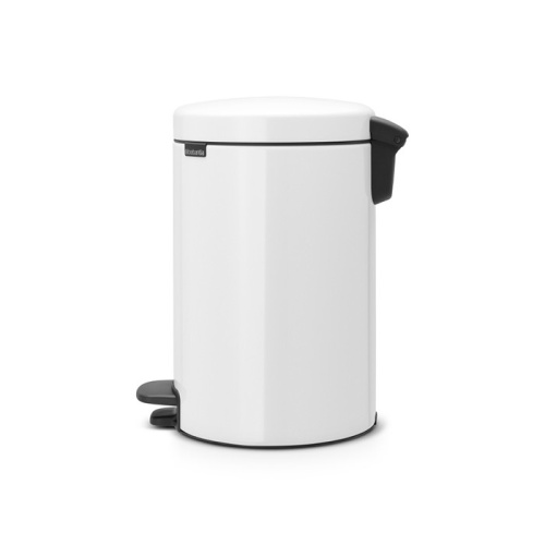 Бак Brabantia newicon мусорный, белый, с внутренним ведром, 12 л на VALLES.TOP