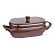 Форма Ceraflame Terrine для запекания, тушения, с керамической крышкой, шоколадная, 4,5 л на VALLES.TOP