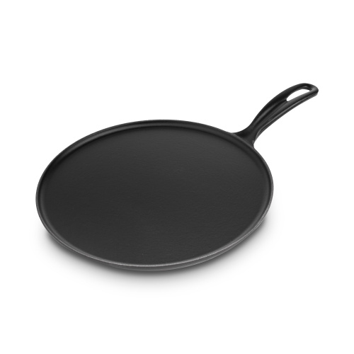 Сковорода Le Creuset для блинов чугунная, эмалированная, черная, 27 см на VALLES.TOP