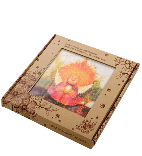 Панно Artangels Ангел заветного счастья керамическое, 21х21 см на VALLES.TOP