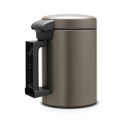 Бак Brabantia newicon мусорный, настенный, платиновый, 3 л на VALLES.TOP