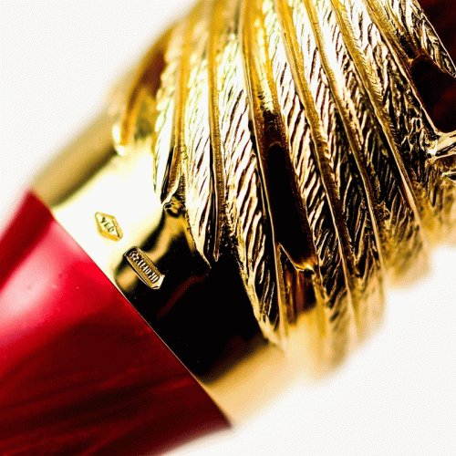 Ручка Montegrappa Eternal bird Phoenix gold M перьевая на VALLES.TOP