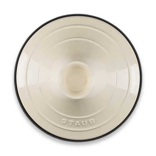 Тажин STAUB, диаметр 28 см, черный/кремовый на VALLES.TOP