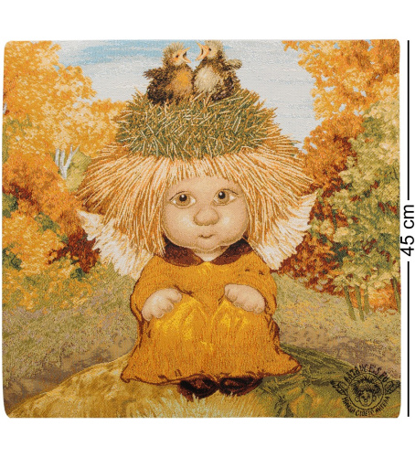 Наволочка Artangels Ангел семейного счастья, гобеленовая, 45х45 см на VALLES.TOP