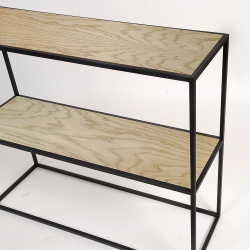 Консоль Intelligent Design Rash black светлый дуб на VALLES.TOP