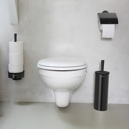 Держатель Brabantia Profile для туалетной бумаги, черный на VALLES.TOP
