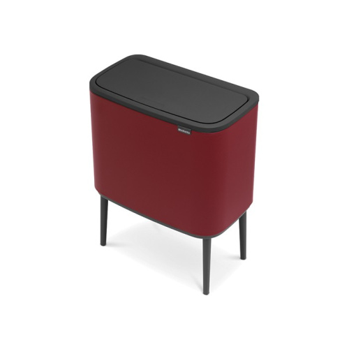 Бак Brabantia Touch Bin Bo мусорный, минерально-бордовый, 3х11 л на VALLES.TOP