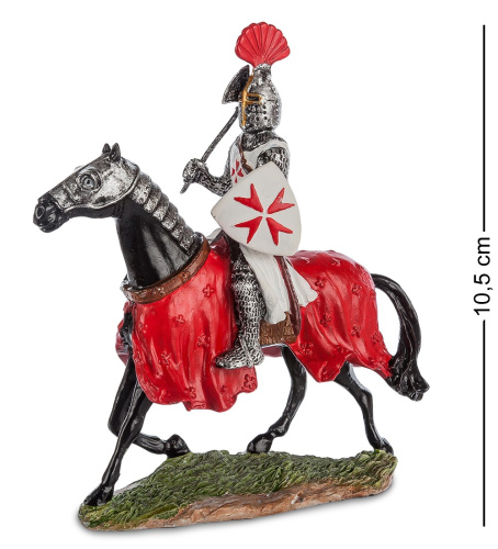 Статуэтка Veronese Конный рыцарь-крестоносец WS-828 на VALLES.TOP