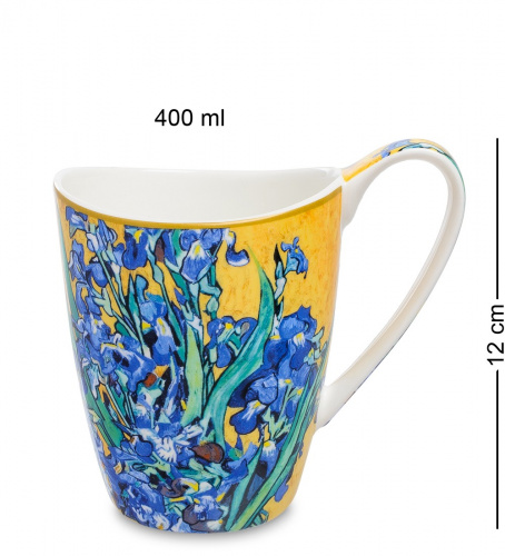 CN-43 Кружка "Ирисы (В. Гог)" 400 мл (Carmani) на VALLES.TOP