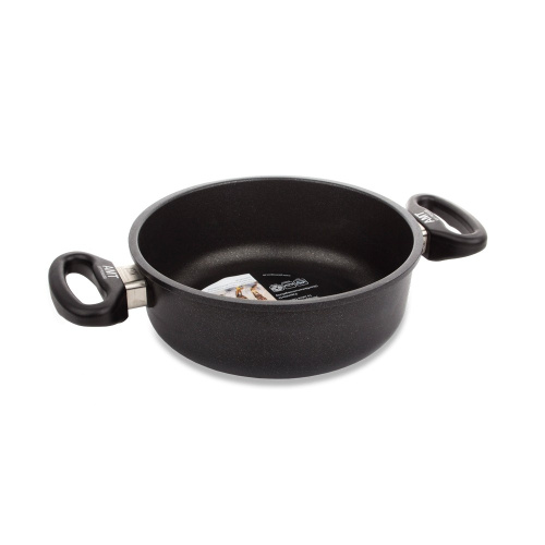 Сотейник AMT Frying Pans с двумя фиксированными ручками, диаметр 20 см на VALLES.TOP