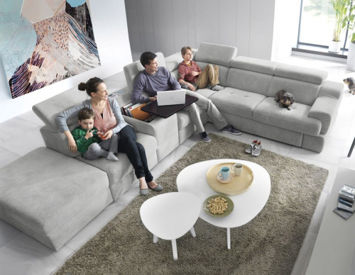 Диван Gala Collezione Belluno угловой в ткани на VALLES.TOP