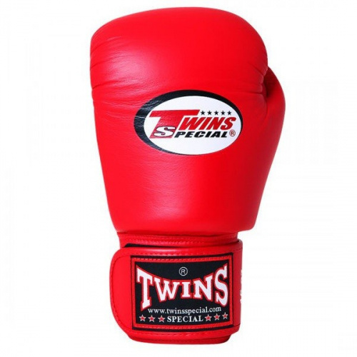 Перчатки Twins Special BGVL-3 боксерские, красные на VALLES.TOP